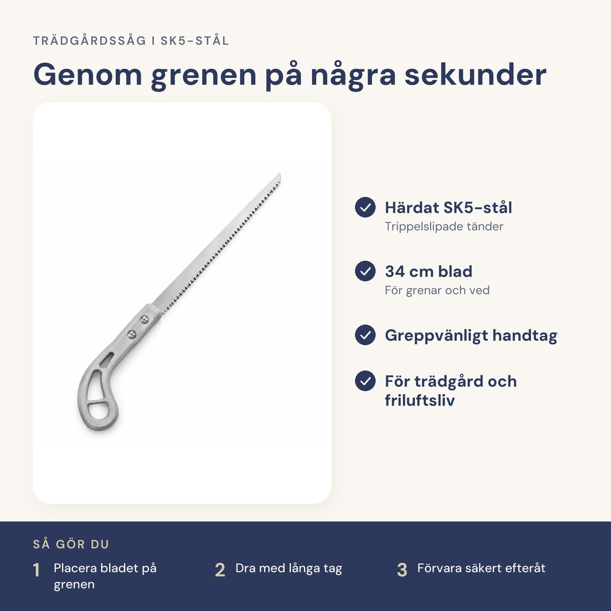 Trädgårdssåg