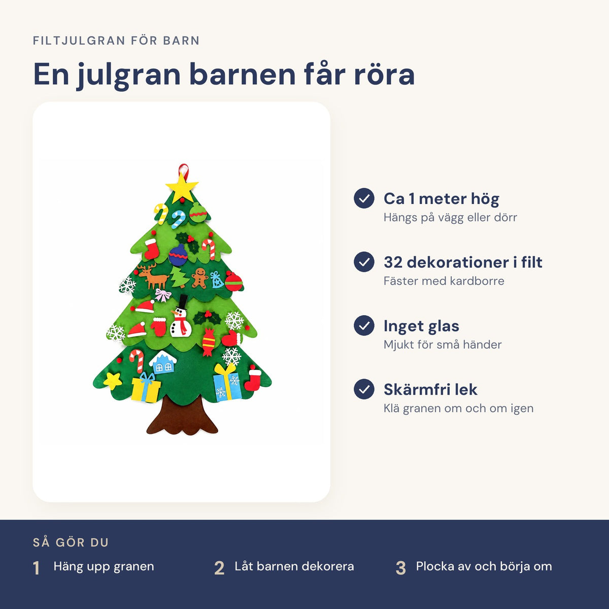 Filtjulgran för barn