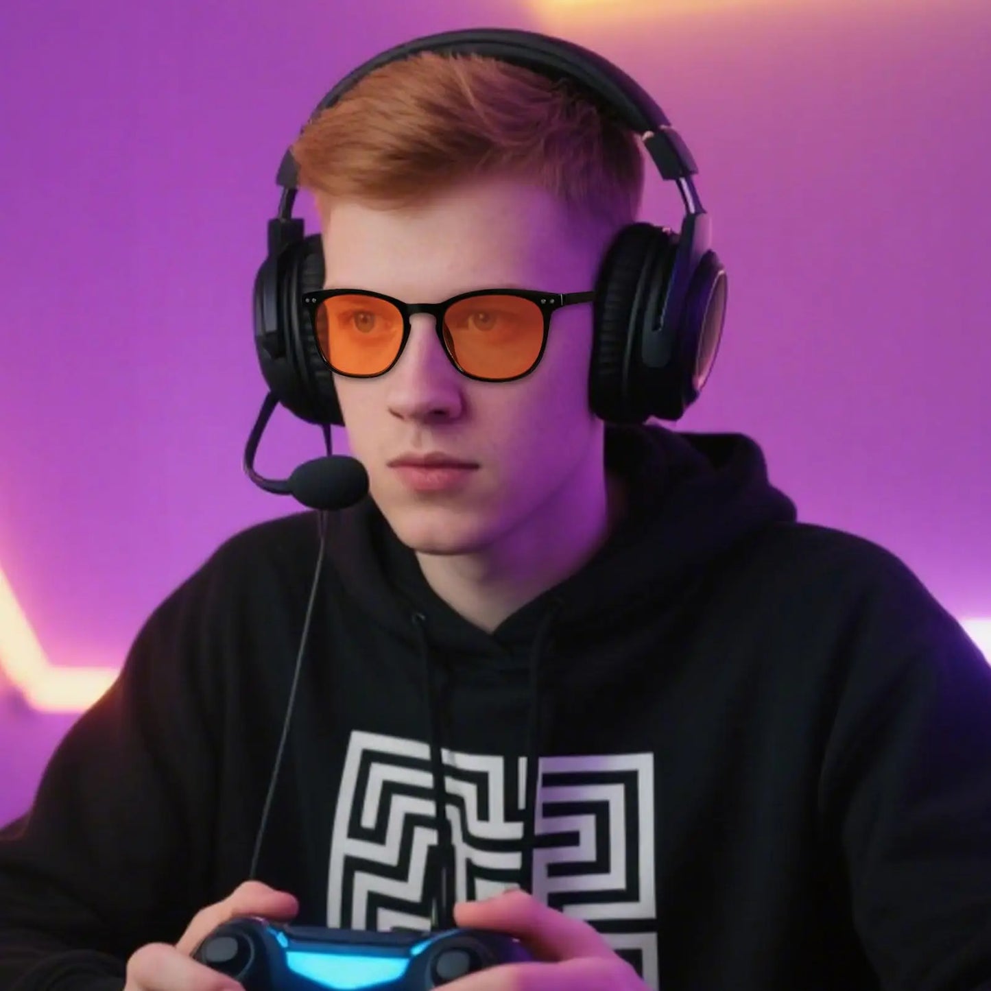 Anti Blue Light Glasses Better Sleep Men Women Anti Eye Strain Protection for Computer Screens and Gaming Sunglasses for Driving