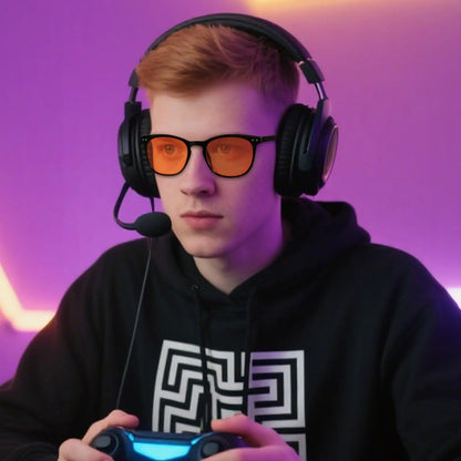 Anti Blue Light Glasses Better Sleep Men Women Anti Eye Strain Protection for Computer Screens and Gaming Sunglasses for Driving