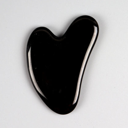 Heart Guasha Stone Face Rose Quartz Jade Massage Tool Chin Nose Lifting Firming Scraping Board Massage Facial Health Care Skin