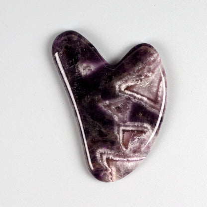 Heart Guasha Stone Face Rose Quartz Jade Massage Tool Chin Nose Lifting Firming Scraping Board Massage Facial Health Care Skin