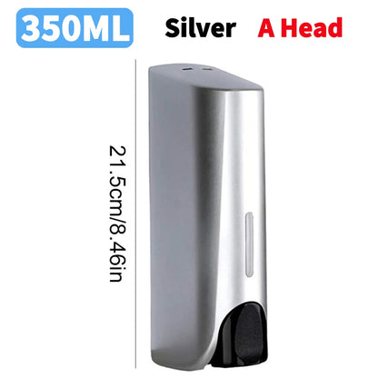 1350ML Shower Bath Shampoo Dispenser Waterproof Shower Gel Lotion Soap Dispenser Wall Mount Refillable for Home Hotel Restaurant
