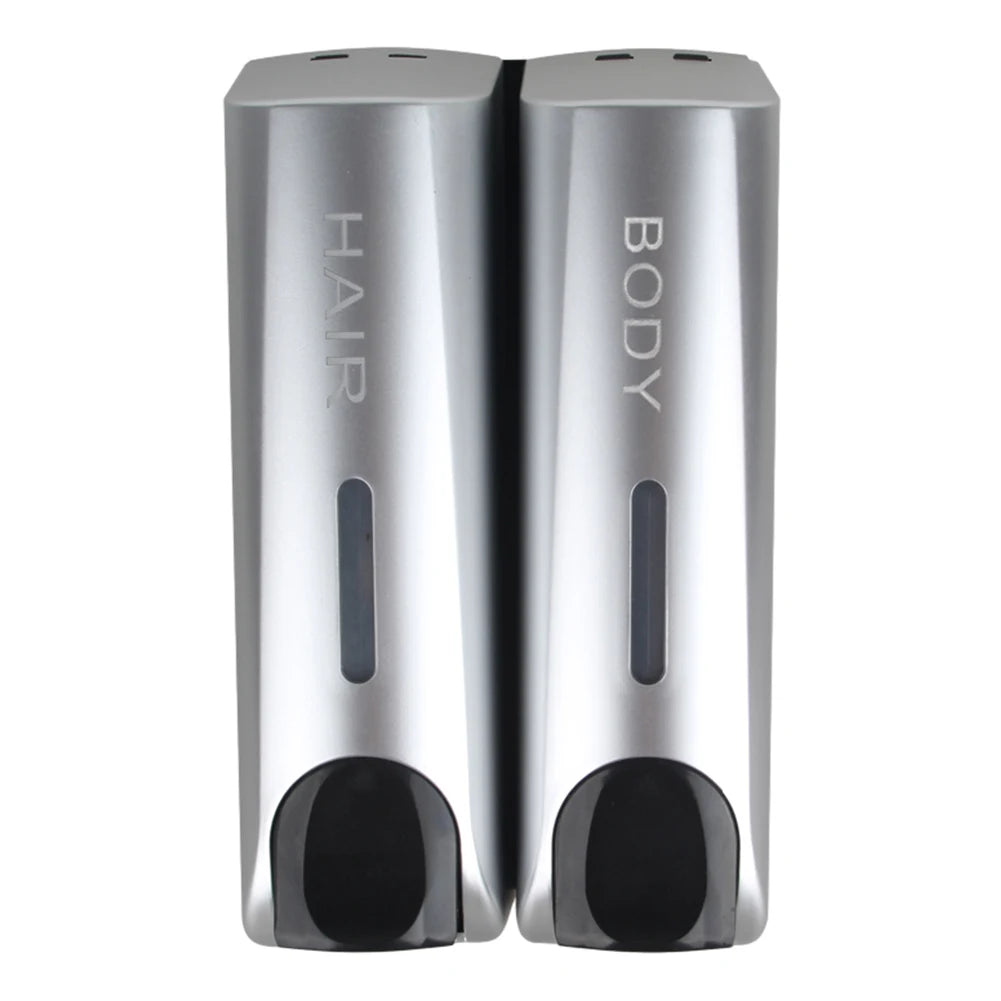 1350ML Shower Bath Shampoo Dispenser Waterproof Shower Gel Lotion Soap Dispenser Wall Mount Refillable for Home Hotel Restaurant