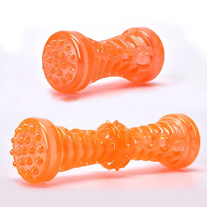 Resistant Bite Resistant Pet Toy Toothbrush Bone Sturdy Dog Toy Interactive Puppy Game Toy Dog Bone Rubber Puppy Chew Toy Dog