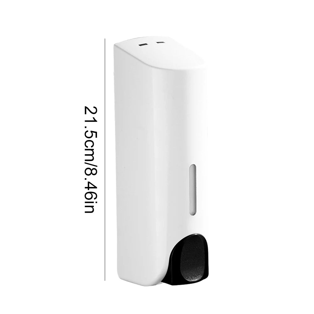 1350ML Shower Bath Shampoo Dispenser Waterproof Shower Gel Lotion Soap Dispenser Wall Mount Refillable for Home Hotel Restaurant