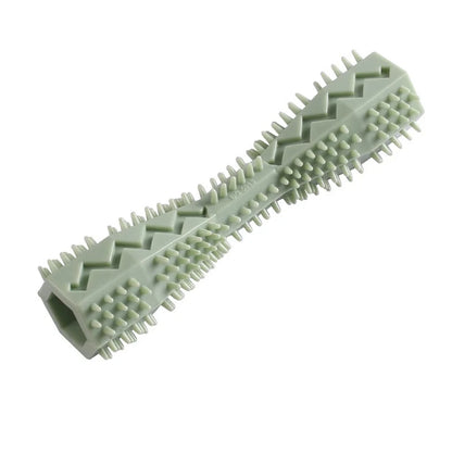 Resistant Bite Resistant Pet Toy Toothbrush Bone Sturdy Dog Toy Interactive Puppy Game Toy Dog Bone Rubber Puppy Chew Toy Dog