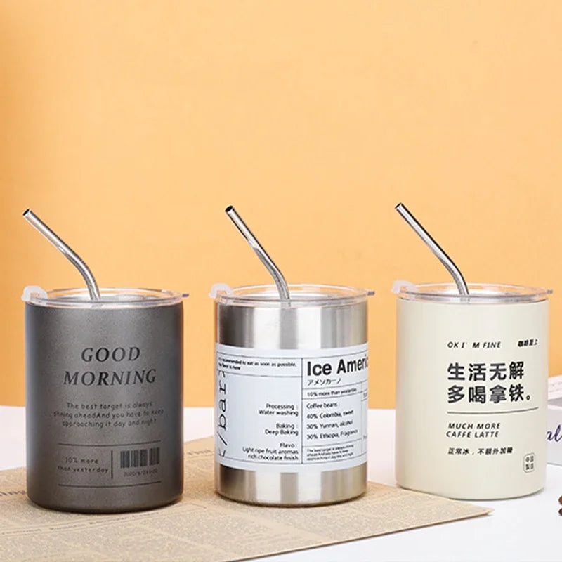 Stålmugg med lock – 600 ml isolerad design