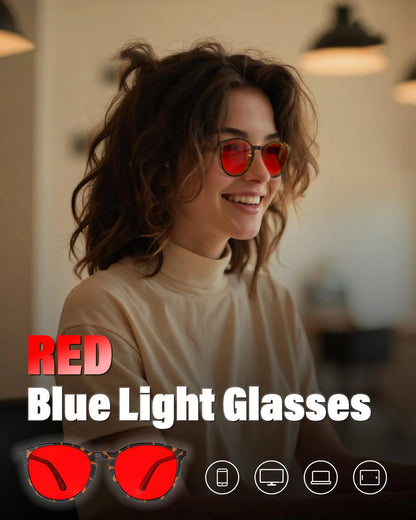 Anti Blue Light Glasses Better Sleep Men Women Anti Eye Strain Protection for Computer Screens and Gaming Sunglasses for Driving