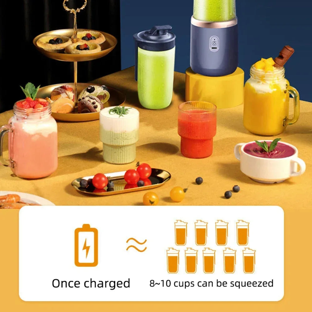 Portabel smoothieblender – 400 ml laddbar