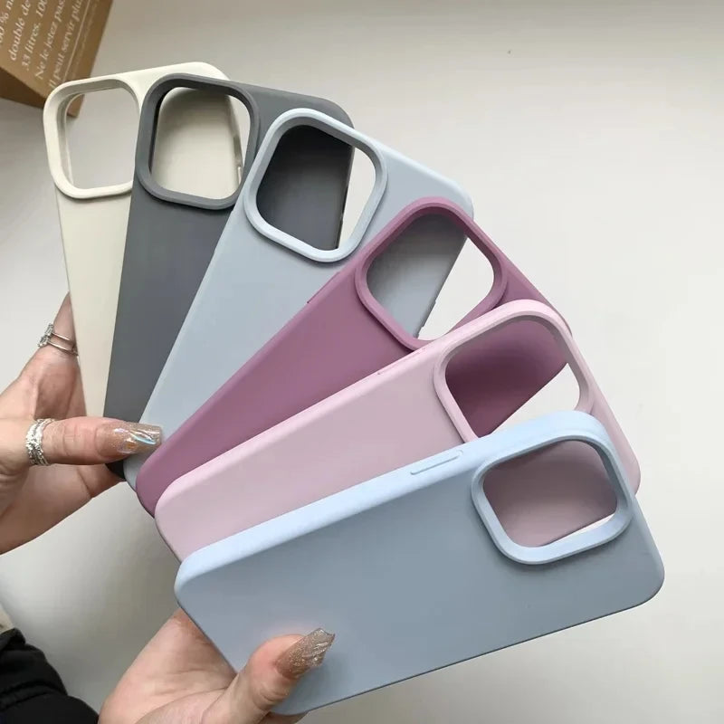 Silikonskal – mjukt skyddsfodral för iPhone