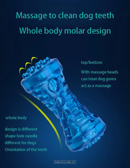 Resistant Bite Resistant Pet Toy Toothbrush Bone Sturdy Dog Toy Interactive Puppy Game Toy Dog Bone Rubber Puppy Chew Toy Dog
