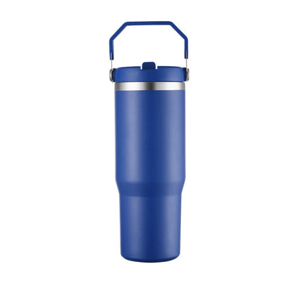 Isolerad vattenflaska – 900 ml med sugrör