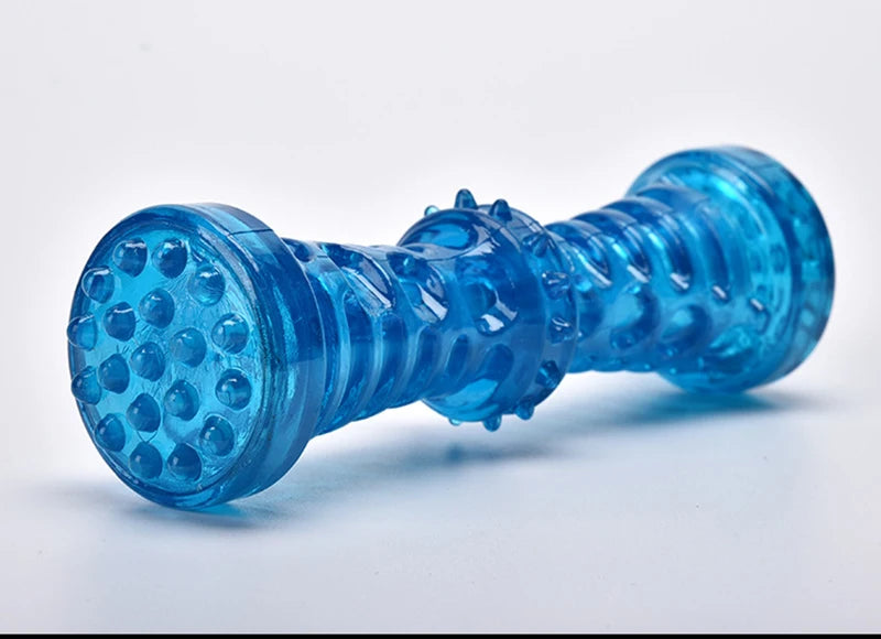 Resistant Bite Resistant Pet Toy Toothbrush Bone Sturdy Dog Toy Interactive Puppy Game Toy Dog Bone Rubber Puppy Chew Toy Dog