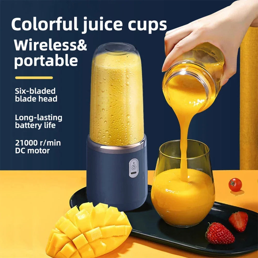 Portabel smoothieblender – 400 ml laddbar