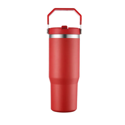 Isolerad vattenflaska – 900 ml med sugrör