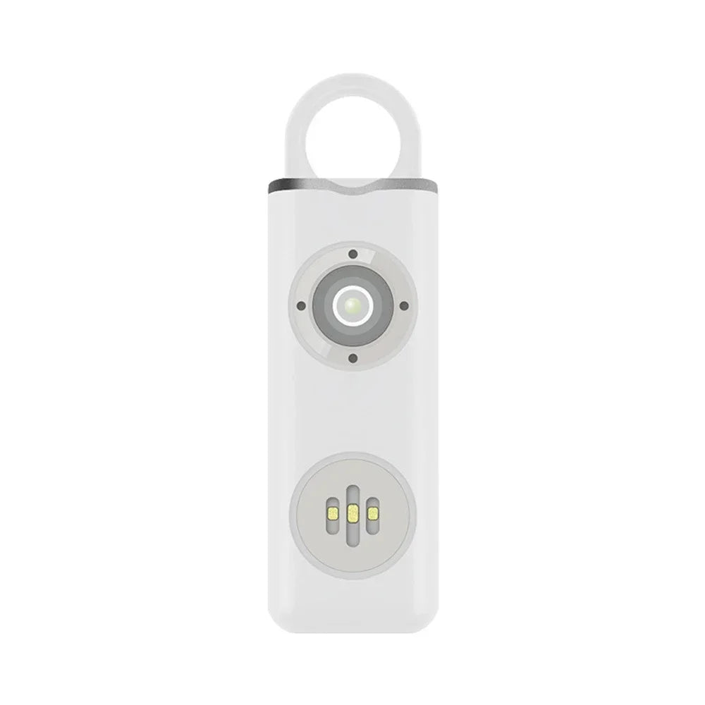 Personlarm 130 dB – med siren och ficklampa