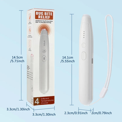 Portable Mosquito Bite Healer Pen, Chemical-Free Anti-Itch Heat Soother for Kids & Adults, Outdoor Bug Bite Treatment
