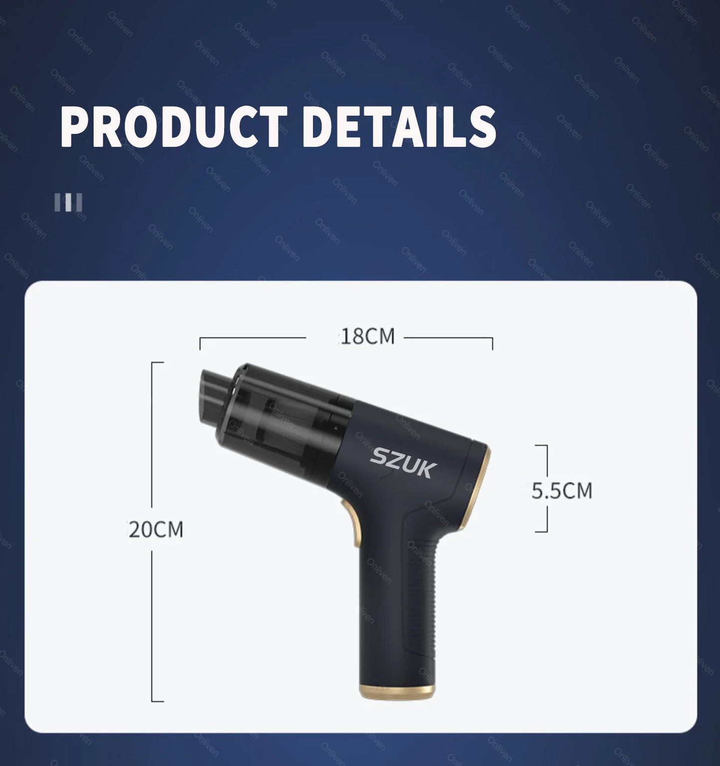 SZUK 2026 New Mini Vacuum Cleaner 780000PA Powerful Cordless Vacuum Cleaner Mini Blower Handheld Portable Car Vacumm Cleaner