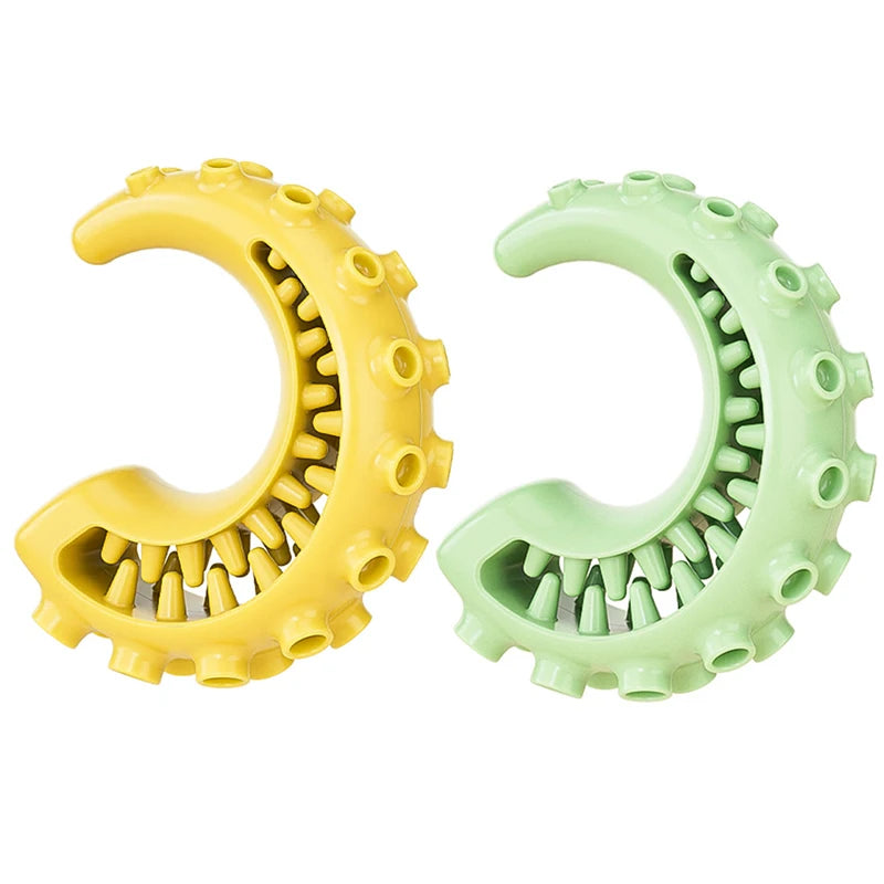 Resistant Bite Resistant Pet Toy Toothbrush Bone Sturdy Dog Toy Interactive Puppy Game Toy Dog Bone Rubber Puppy Chew Toy Dog