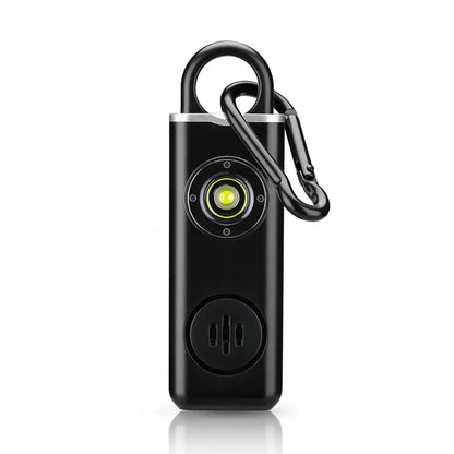 Personlarm 130 dB – med siren och ficklampa