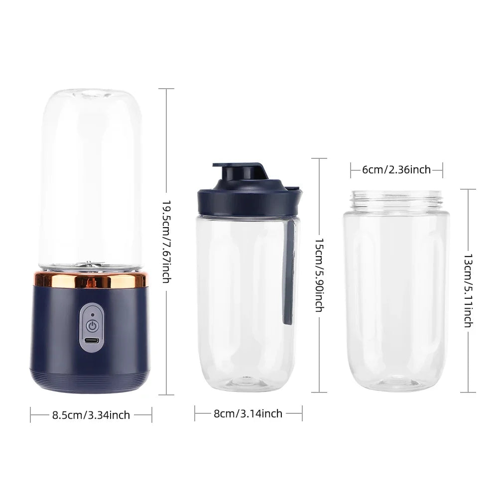 Portabel smoothieblender – 400 ml laddbar