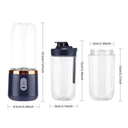 Portabel smoothieblender – 400 ml laddbar