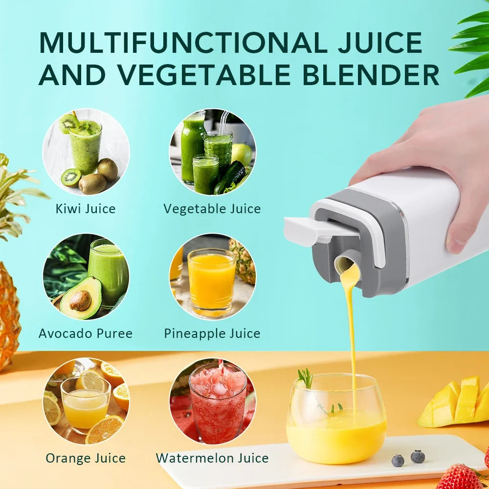 Portabel smoothieblender – 400 ml laddbar