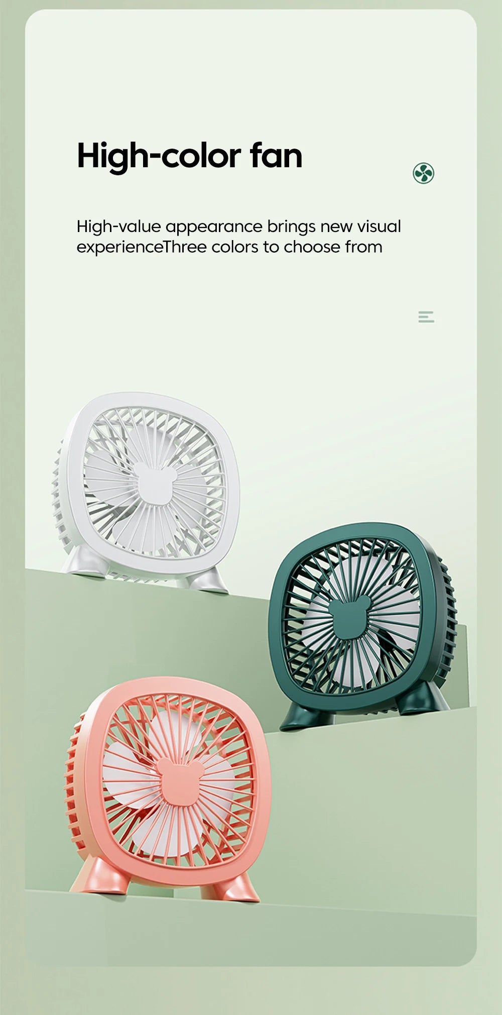 Portable Summer Mini Electric Fan For Home Office School Outdoor Camping Travel USB Direct Plug In Silent Handheld esktop Fan