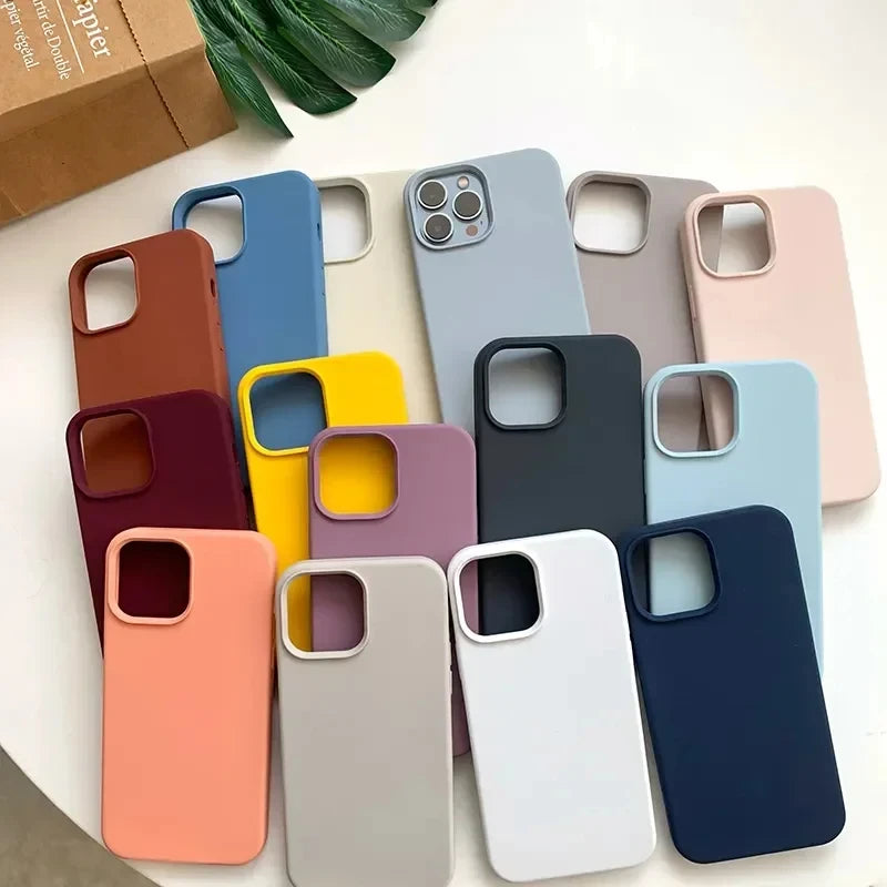 Silikonskal – mjukt skyddsfodral för iPhone