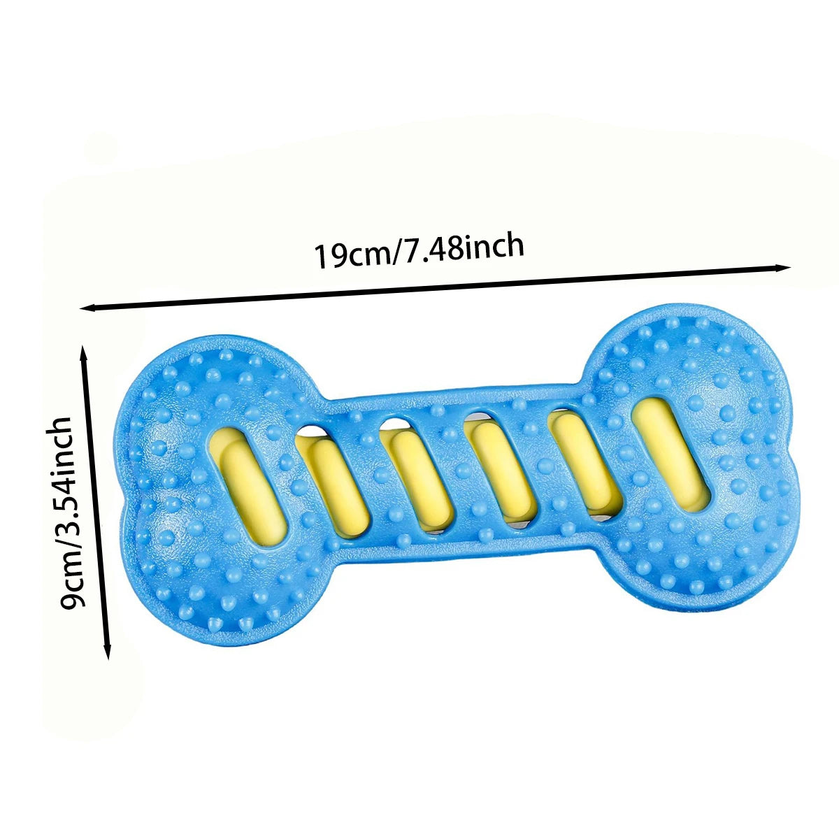 Resistant Bite Resistant Pet Toy Toothbrush Bone Sturdy Dog Toy Interactive Puppy Game Toy Dog Bone Rubber Puppy Chew Toy Dog
