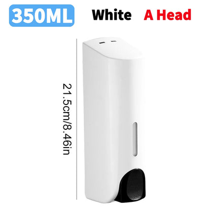 1350ML Shower Bath Shampoo Dispenser Waterproof Shower Gel Lotion Soap Dispenser Wall Mount Refillable for Home Hotel Restaurant