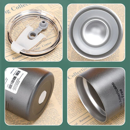 Stålmugg med lock – 600 ml isolerad design