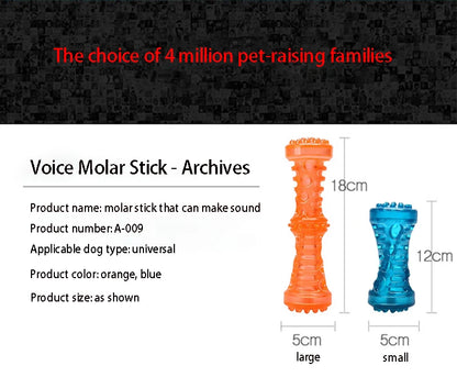 Resistant Bite Resistant Pet Toy Toothbrush Bone Sturdy Dog Toy Interactive Puppy Game Toy Dog Bone Rubber Puppy Chew Toy Dog