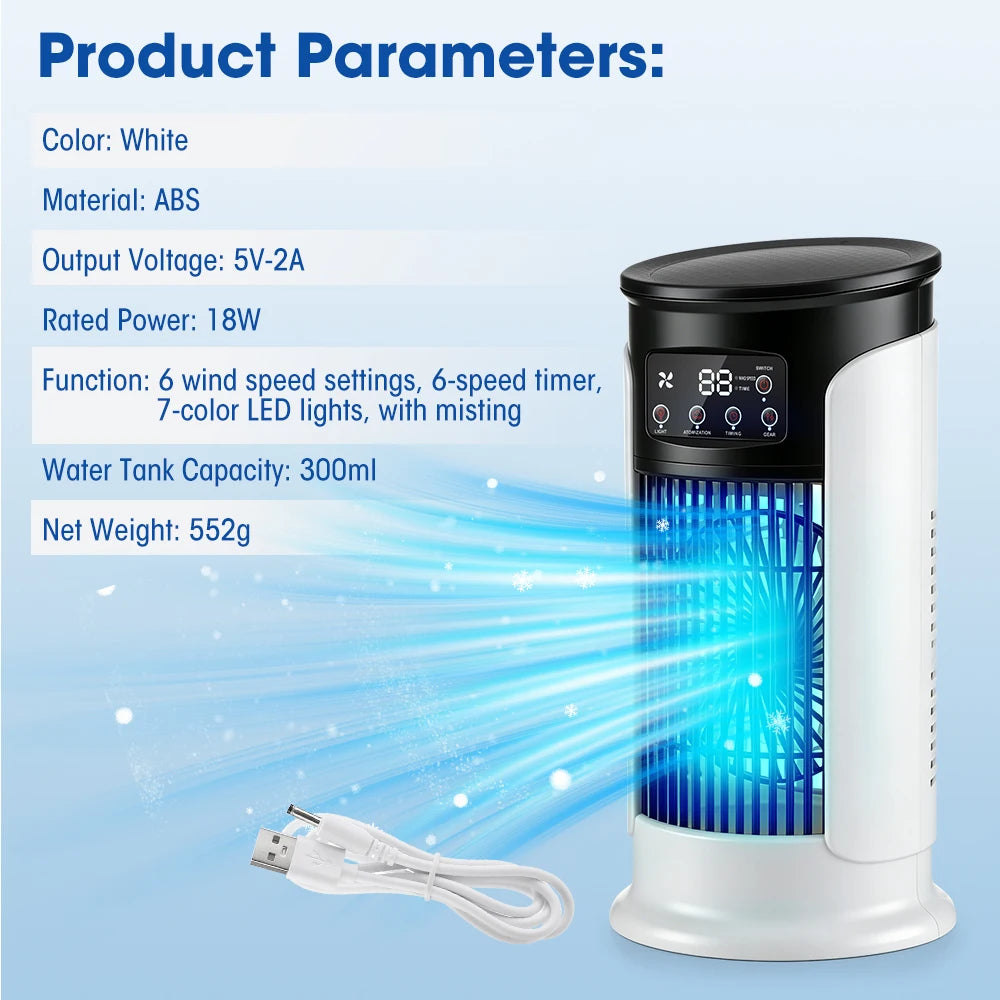 Air Cooler 3-in-1 – Kyler och fuktar luften