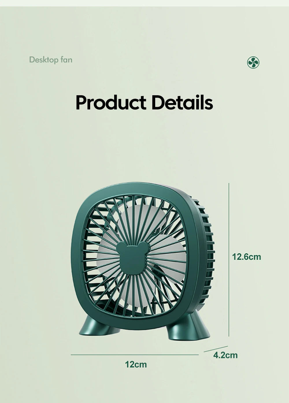 Portable Summer Mini Electric Fan For Home Office School Outdoor Camping Travel USB Direct Plug In Silent Handheld esktop Fan