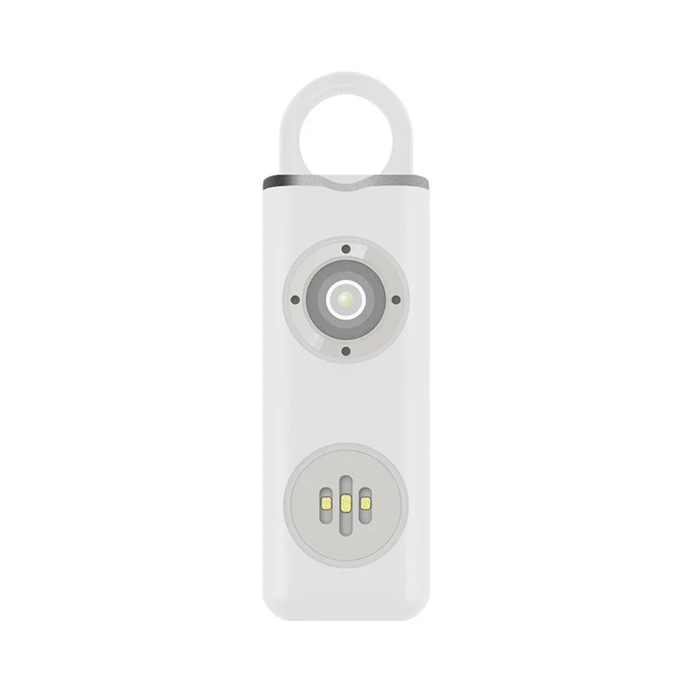 Personlarm 130 dB – med siren och ficklampa