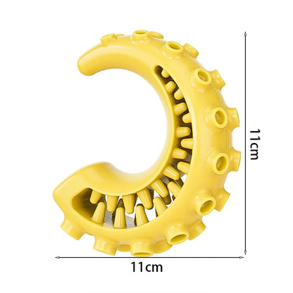 Resistant Bite Resistant Pet Toy Toothbrush Bone Sturdy Dog Toy Interactive Puppy Game Toy Dog Bone Rubber Puppy Chew Toy Dog