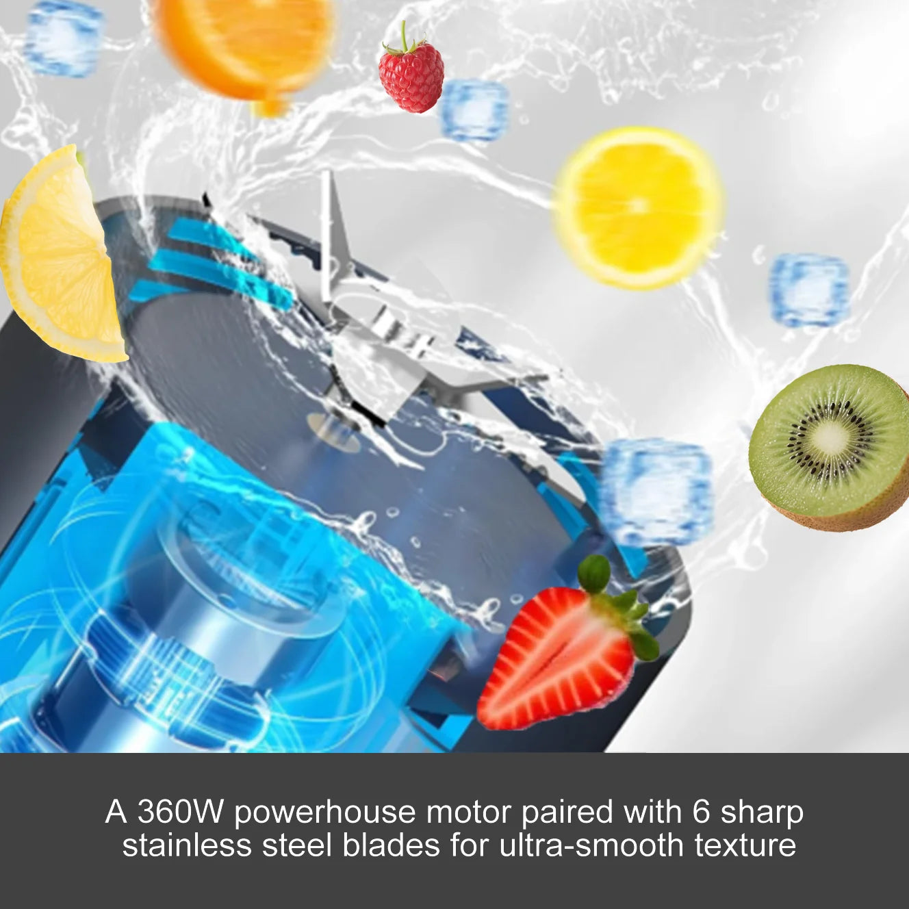 Portabel juiceblender – 700 ml laddbar