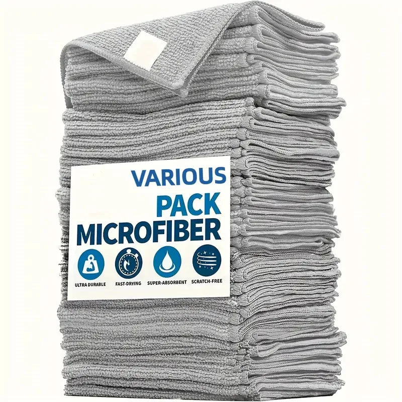 1-20Pcs Microfiber Towels Car Wash Drying Cloth Towel Household Cleaning Cloths Auto Detailing Polishing Cloth Home Clean Tools