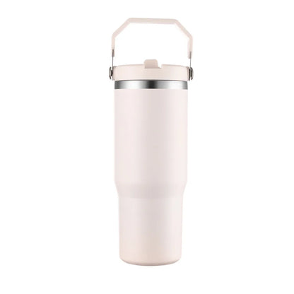 Isolerad vattenflaska – 900 ml med sugrör