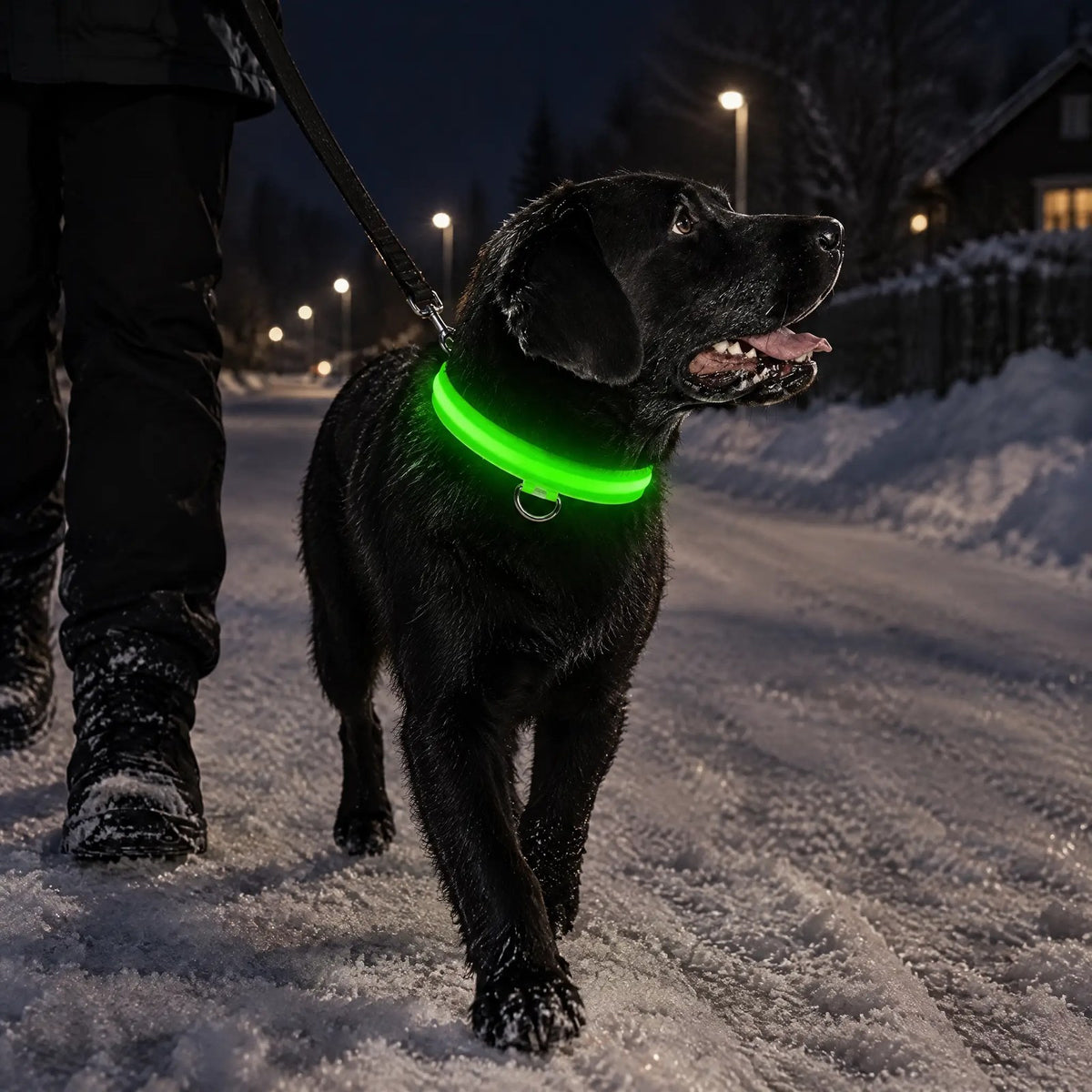 LED-halsband för hund