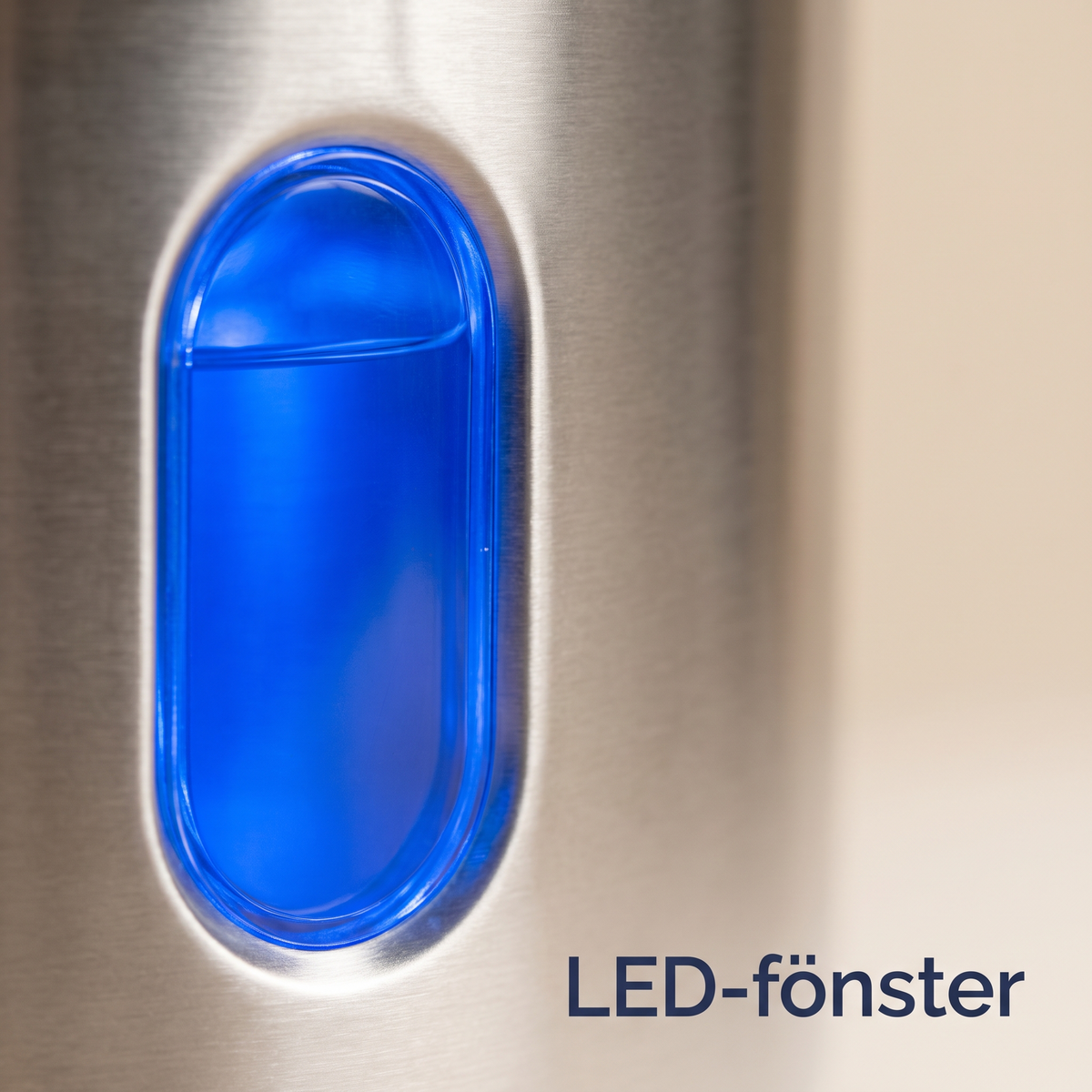 LED-fönster som visar vattennivån