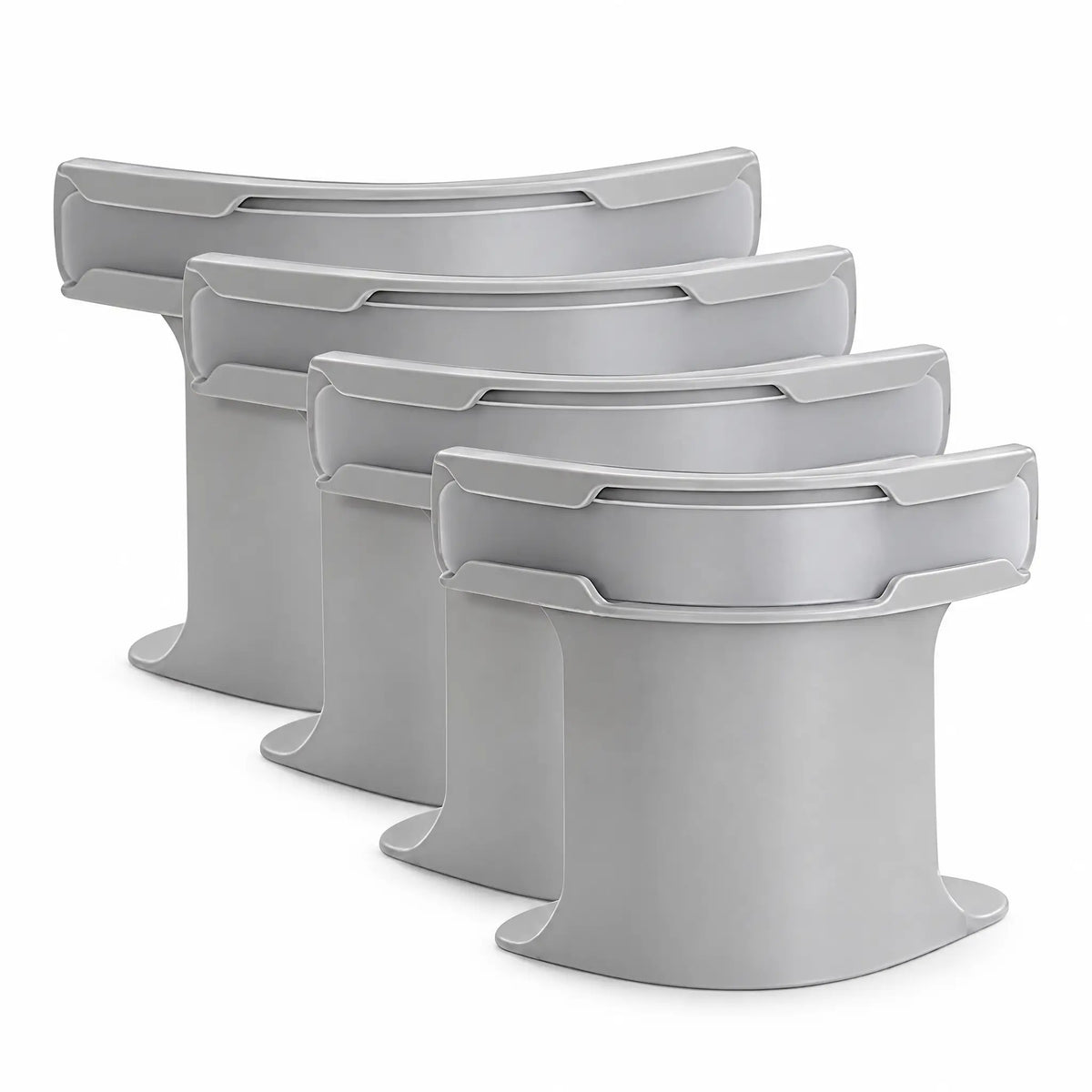 Lakanhållare för madrasshörn, 4-pack, på vit bakgrund